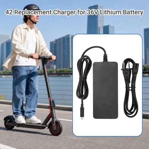 Vista 5 de Cargador de repuesto 42V para Xiaomi Mijia M365 Segway Ninebot ES1 ES2 ES4