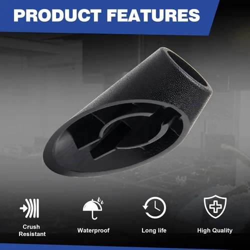 Vista 4 de Base de antena AM FM adaptador compatible con accesorios Dodge RAM 1500 2500 3500 2011 2012 2013 2014 2015 2016 2017 2018 (negro)