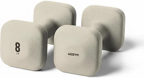 Vista 22 de WeGym Square Dumbbells for Home Gym, Hand Weights for Strength Training