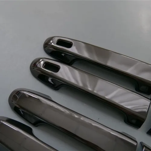 Vista 4 de ZiWen Cubierta de Manija de Puerta con Estampado Negro Brillante Deportivo y Moldura para Subaru Forester Asent BRZ Impreza 2019 2020 2021 2022 2023