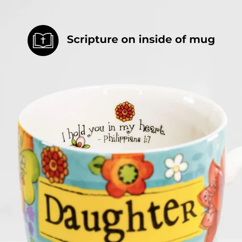 Vista 2 de Divinity Boutique Taza de cerámica y pila de notas, hija, 12 onzas