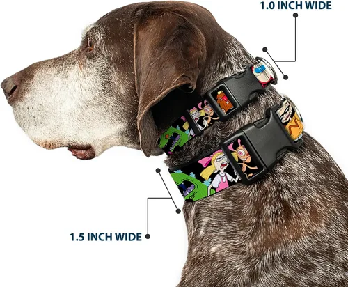 Vista 2 de Collar de perro con clip de plástico de los años 90