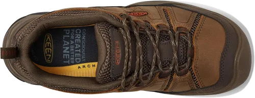 Vista 2 de KEEN Circadia Vent - Zapatos de senderismo transpirables de baja altura para hombre, arcilla de bisonte/alfarero