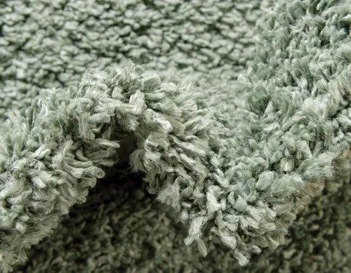 Vista 252 de Unique Loom Colección Davos Shag - Alfombra Lino