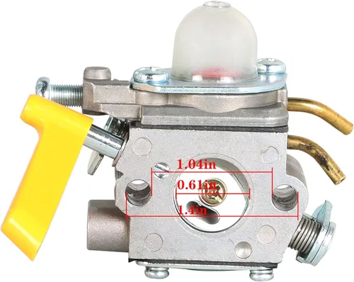 Vista 2 de munirater 308054032 Reemplazo del carburador para Homelite UT-60526 para soplador Ryobi RY09550 RY09050 RY09551 308054025 308054022 901552002