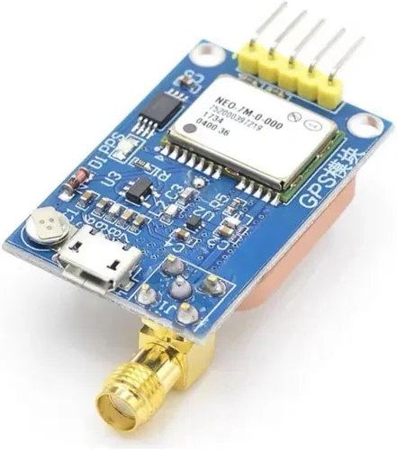 Vista 3 de HiLetgo Módulo de posicionamiento por satélite NEO-7M GPS para Arduino STM32 C51 reemplaza la fuente de alimentación NEO-6M 3.3V/5V