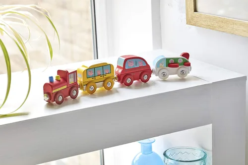 Vista 9 de Peppa Pig 07215 Mini Vehículos de Madera Los Estilos Pueden Variar