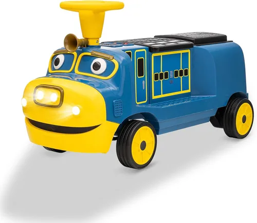 Vista 9 de Tren de paseo de 2 plazas y 12 V para niños con asiento abatible Azul