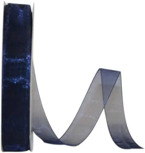 Vista 69 de Reliant Ribbon 25621-053-09C Cinta transparente de gasa, 1-1/2 pulgadas x 100 yardas, azul