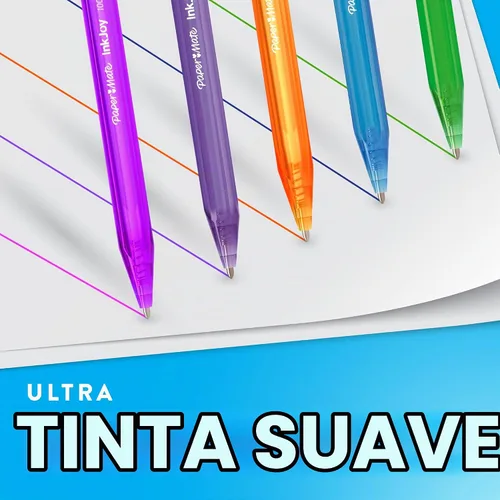 Vista 2 de Paper Mate InkJoy 100RT Bolígrafos retráctiles, punta mediana