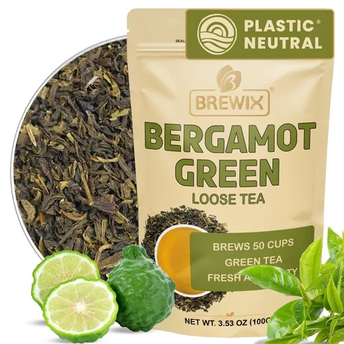 Vista 14 de BREWIX, Bedtime Blossom - Té suelto de hierbas (más de 50 tazas) sin cafeína y totalmente natural Mezcla relajante floral nocturna Rooibos