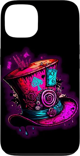 Vista 7 de Funda para iPhone 11 Pro Max We're All Mad Here Pink Steampunk Alicia en el país de las maravillas