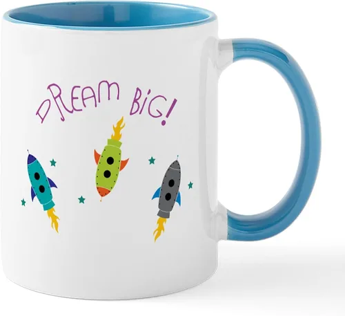 Vista 74 de CafePress Living The Dream Mugs Taza de café de cerámica de 11 oz (11.0 fl oz)