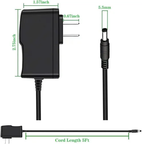 Vista 6 de Yealink - Adaptador de corriente alterna para teléfonos VOIP de 5 V, compatible con Yealink Yea-ps5v2000u, Yea-ps5v600us, T42s, PS5V1200US IP Phones