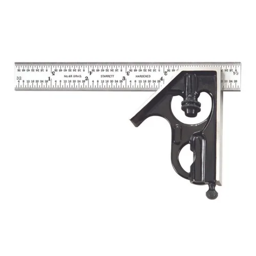 Vista 16 de Starrett Cuadrado combinado de acero con cabeza cuadrada, longitud de hoja