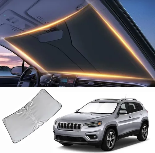 Vista 42 de Parasol para parabrisas delantero, protector de visera, accesorios para automóvil
