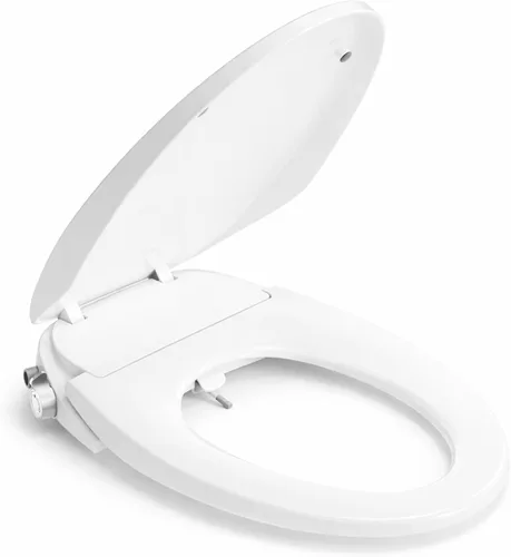 Vista 10 de Asiento de inodoro eléctrico BRAVAT® alargado, calentado, cierre suave Front/Rear wash, Instant heated seat&warm water&air dryer, Night light