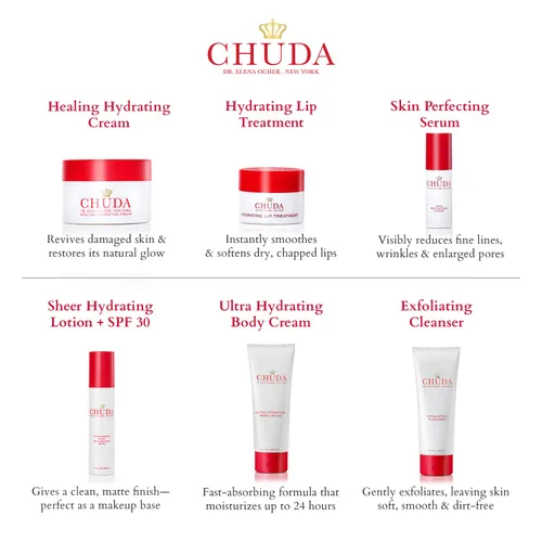 Vista 8 de Crema hidratante curativa Chuda para la piel, intensiva, para el envejecimiento de la piel, facial diario para piel seca y sensible, crema facial