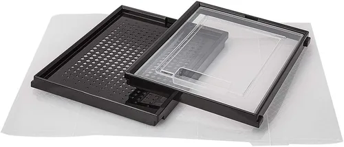 Vista 6 de OnDisplay Clik - sistema de caja de zapatos entrelazada y apilable.