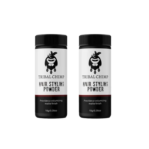 Vista 9 de Tribal Chimp Polvo para peinar el cabello, voluminizador de cabello invisible durante todo el día y polvo de textura para hombres y mujeres, polvo