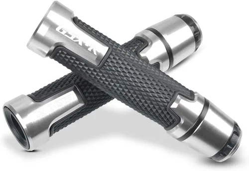 Vista 8 de 7/8 '' 0.866 in motocicleta CNC aluminio Powersports manillar Grips con extremos de agarre para Suzuki GSXR 125 250 300 600 750 1000 1300 titanio