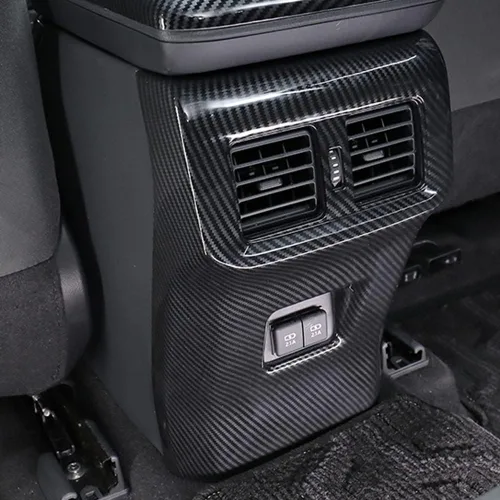 Vista 3 de ERIDANUS Accesorios de Auto Compatibles con RAV4 2024 2023 2022 2021 2020 2019 Respaldo de Asiento Trasero Cubierta del Marco de Ventilación