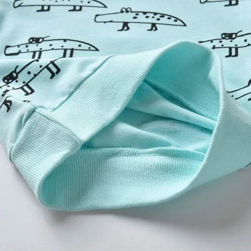 Vista 5 de Conjunto de sudadera con capucha y pantalones, de manga larga, con varios diseños, para bebé o niño