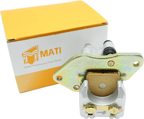 Vista 3 de M MATI Pinza de freno trasera para Yamaha Raptor 125 250 350 YFM125 250 350 sin freno de estacionamiento 5YT-2580W-10-00