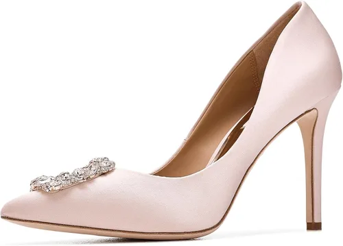 Vista 23 de Badgley Mischka Tacones Cher para mujer - Tacones de mujer con tacones de aguja de stiletto de 3.75" Azul celeste