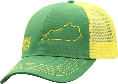 Vista 37 de John Deere Gorra de béisbol con logotipo y malla trasera con contraste, para hombre