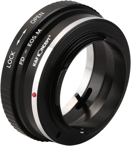 Vista 3 de K&F Concept FD to EOS M Adapter, Lens Mount Adapter for FD Mount Lens and EOS M Mount Camera