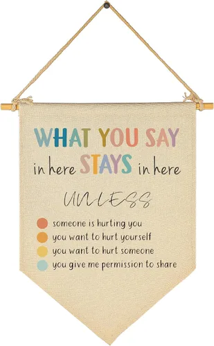 Vista 65 de Está Bien Cometer Errores - Banner de Educación en Salud Mental - Lona de Afirmaciones Positivas y Citas Decorativas para Maestros, Niños