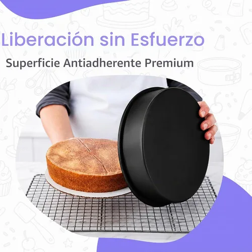 Vista 6 de RFAQK - Moldes para pasteles de 6 pulgadas, 3 moldes redondos para pasteles con 120 piezas de papel pergamino