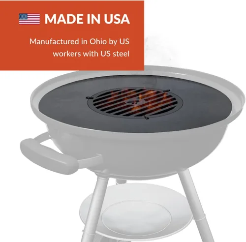 Vista 4 de Descubre los mejores accesorios para parrilla Weber para cocinar al aire libre definitiva, inserto de repuesto de rejilla de parrilla de 22 pulgadas