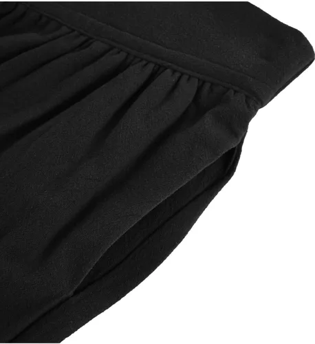 Vista 3 de Pantalones de tobillo medievales para niños y niños, disfraz de pirata vikingo, renacentista, con cordones, pantalones de navegador con bandas