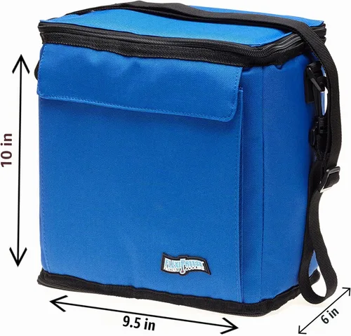 Vista 2 de FlexiFreeze Lonchera congelable – Bolsa de almuerzo aislada con paneles de hielo integrados, enfriador suave plegable