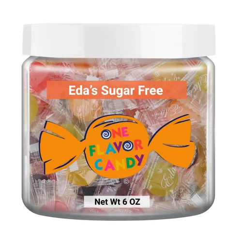Vista 8 de One Flavor Candy Eda's Candy Clean Candies sin azúcar (sin azúcar, sin sal, sin colesterol, sin grasas trans) (mezcla de frutas surtidas) (16 onzas)