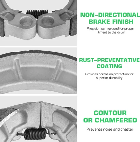 Vista 4 de Youxmoto Zapatas y pastillas de freno delanteras traseras aptas para Honda FourTrax Foreman 500 2014-2022; para frenos Rancher 420 2007-2021, TRX420
