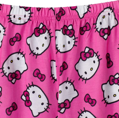 Vista 5 de Hello Kitty Girls Pajama Pants and Sleep Shirt Sets 4 Piece PJ Top and Bottom Sleepwear Set for Girls Pajamas for Kids