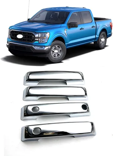 Vista 15 de Fundas de pedal de gas para Ford F-150 2021 2022 con f150 2023 2024, pastillas de pedal de freno de acelerador, accesorios de aluminio inoxidable