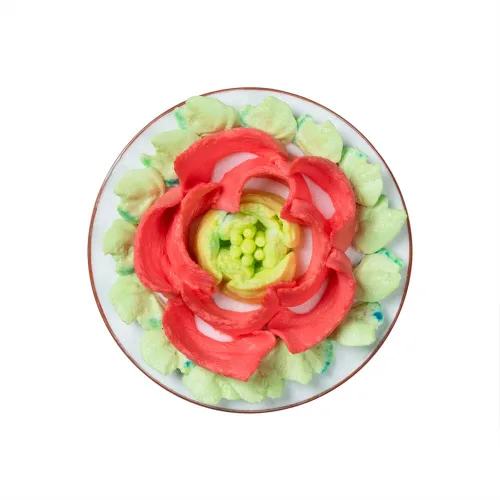 Vista 59 de Restaurantware Pastry Tek - Punta de tubería rusa, 1 punta para decoración de pastel de rosas, punta de decoración de acero inoxidable #9 resistente