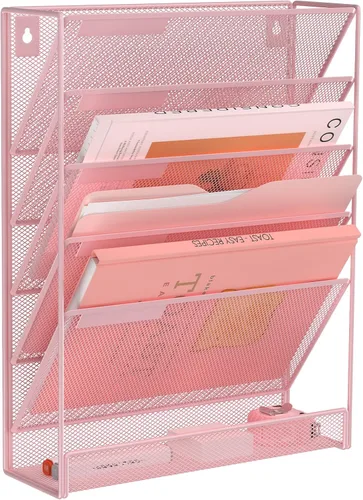 Vista 32 de Kuntine.B Organizador de Archivos de Pared para Oficina Soporte Colgante para Revistas Organizador de Archivos de Pared para Oficina Hogar