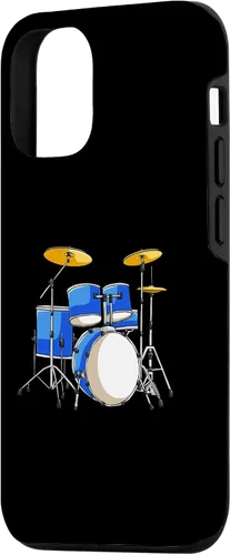 Vista 2 de Funda para iPhone 15 Drum Set Drums Rock Music Drummer