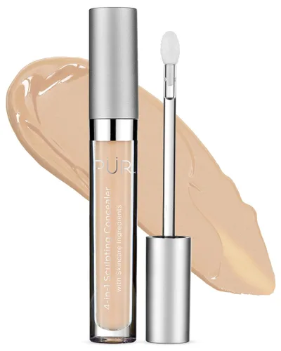 Vista 10 de PÜR MINERALS 4-in-1 Sculpting Concealer for Women - Conceals, Brightens, Plumps & Corrects - Hydrating & Moisturizing Makeup Concealer with Medium