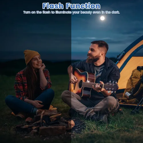 Vista 6 de Cámara digital 4K para fotografía, cámara de vlogging de 64MP para YouTube Rosa