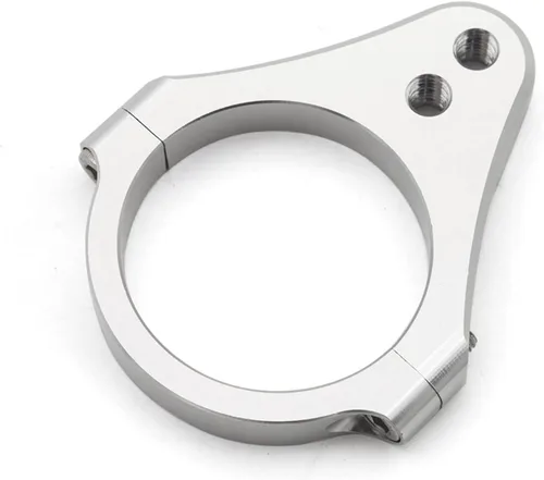 Vista 7 de 31mm de diámetro abrazadera de montaje de horquilla universal de amortiguador de dirección de aluminio para motocicleta (Negro)