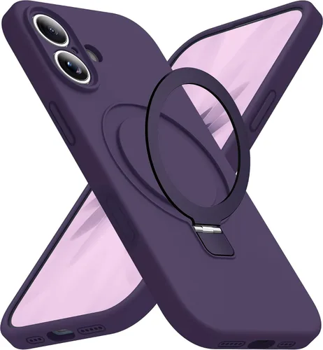 Vista 73 de Funda diseñada para iPhone 11 con soporte magnético invisible Compatible con Mag-Safe, a prueba de caídas de grado militar, a prueba de golpes