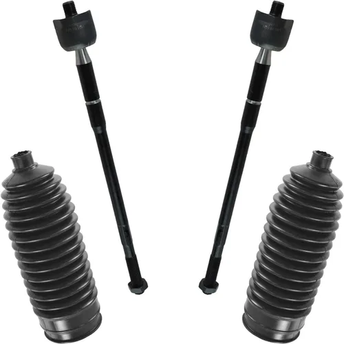 Vista 31 de TRQ Kit de dirección delantera con barra de acoplamiento de fuelle de piñón y cremallera compatible con Toyota Echo 2000-2005