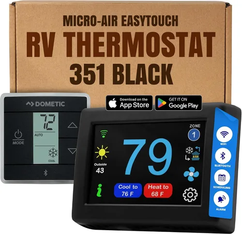 Vista 15 de MICRO-AIR EasyTouch - Termostato digital de repuesto para autocaravana, programable y confiable, habilitado para WiFi y Bluetooth, termostato