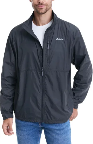 Vista 6 de clothin Chaqueta Cortavientos Ligera Empacable para Hombre Resistente al Agua para Senderismo Ciclismo al Aire Libre